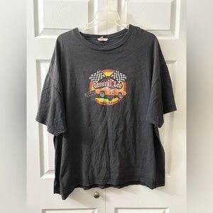 Black Short Sleeve Tee with general lee design on front chest area